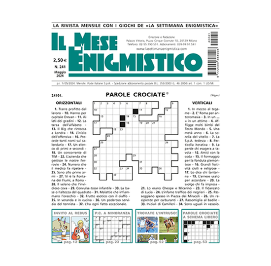 Immagine di IL MESE ENIGMISTICO N.241 MAGGIO 2024 (solo in Italia)