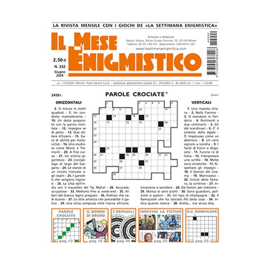 Immagine di IL MESE ENIGMISTICO N.242 GIUGNO 2024 (solo in Italia)