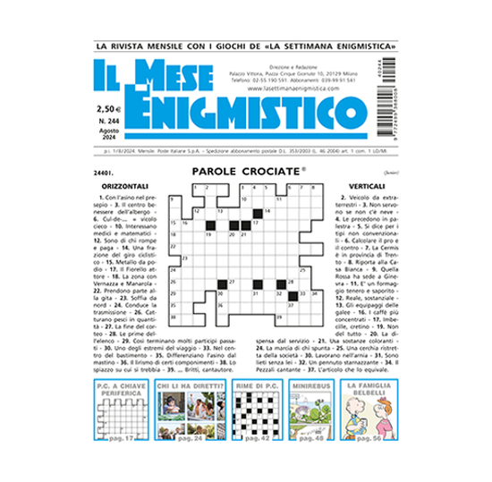 Immagine di IL MESE ENIGMISTICO N.244 AGOSTO 2024 (solo in Italia)