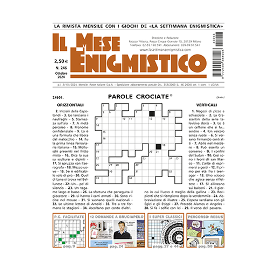 Immagine di IL MESE ENIGMISTICO N.246 OTTOBRE 2024 (solo in Italia)