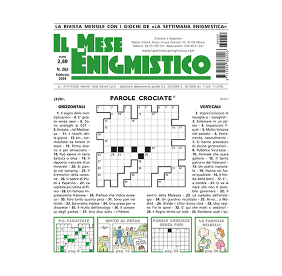 Immagine di ITALIA - IL MESE ENIGMISTICO - Abbonamento 12 mesi