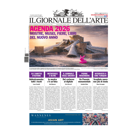 Immagine di Gennaio 2026 n.468 IL GIORNALE DELL'ARTE