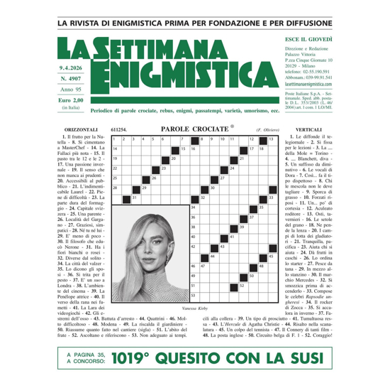 Immagine di ITALIA - LA SETTIMANA ENIGMISTICA