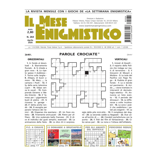 Picture of IL MESE ENIGMISTICO N.264 APRILE 2026 (solo in Italia)