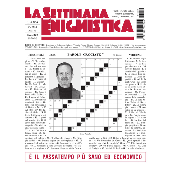 Immagine di RINNOVO OCEANIA - LA SETTIMANA ENIGMISTICA - (Spedizione Premium)